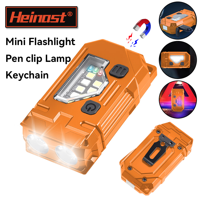 Led Headlight Bulbs - Mini chaveiro edc lanterna recarregável tocha