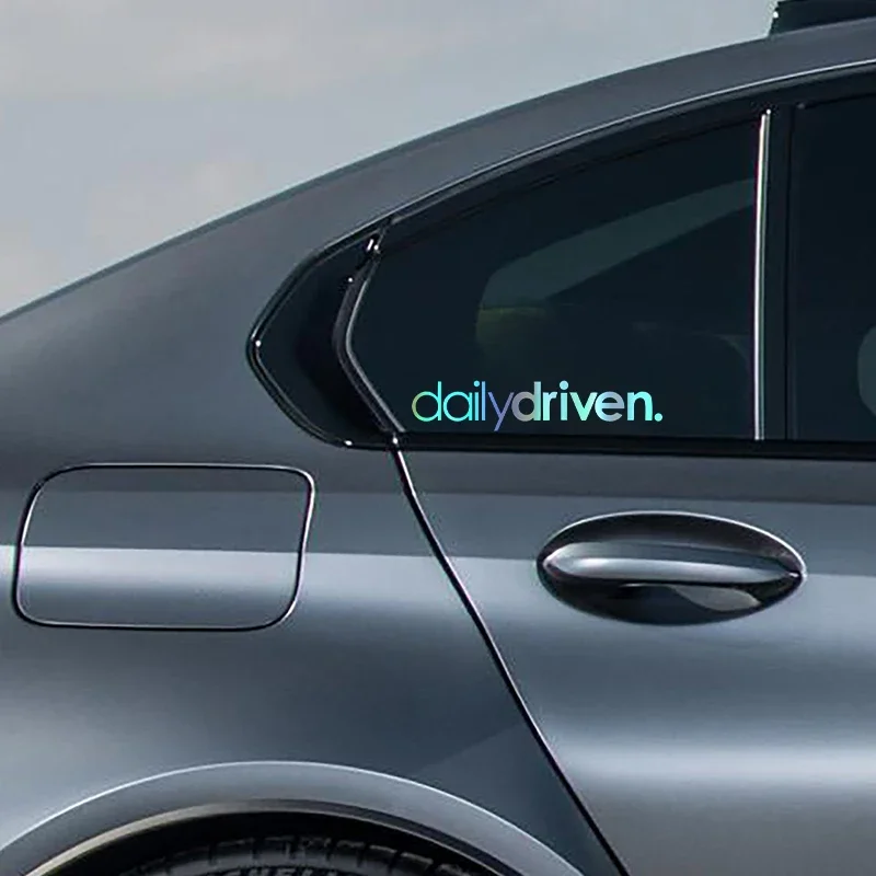 Car Accessories Jdm - PVC Cartoon Daily Driven Window Decal,