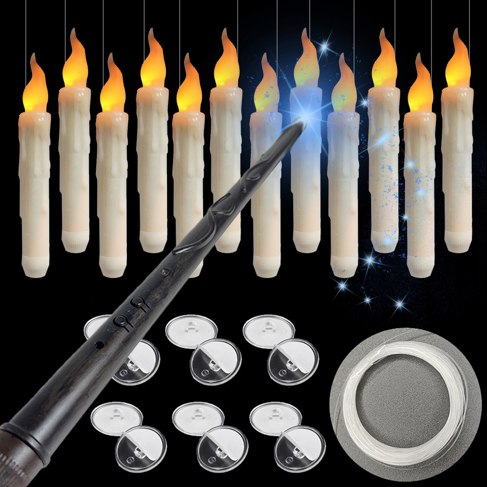 Led Headlight Bulbs - Velas Cônicas Sem Chama Cor Marfim