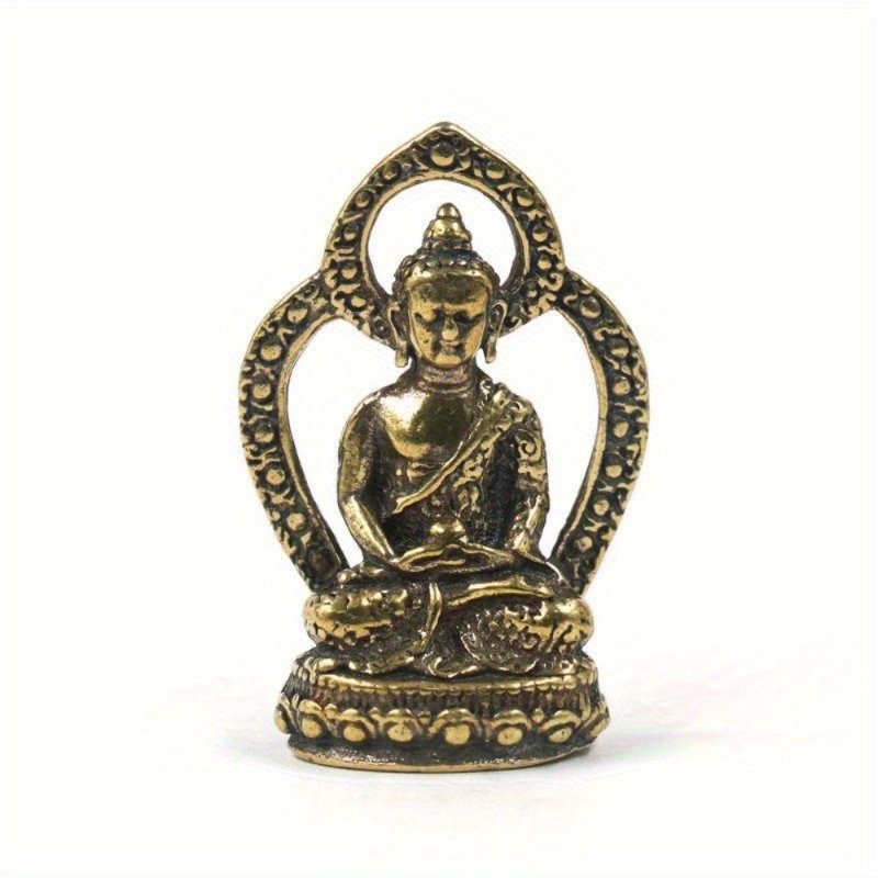 Car Accessories Bangi - Estátua Mini de Buda em Cobre,