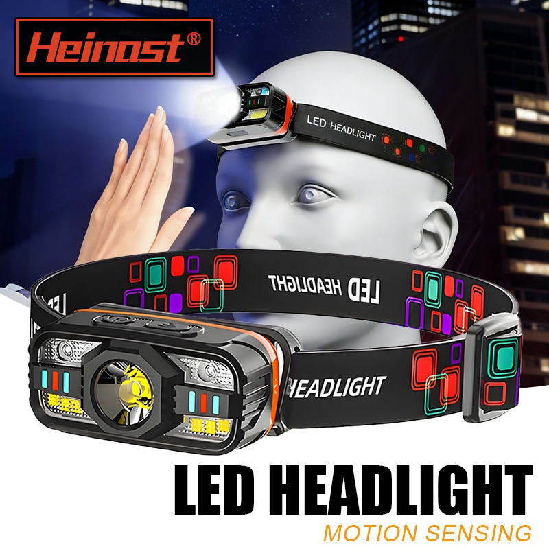Led Headlight Bulbs - Lanterna de Cabeça LED Recarregável USB