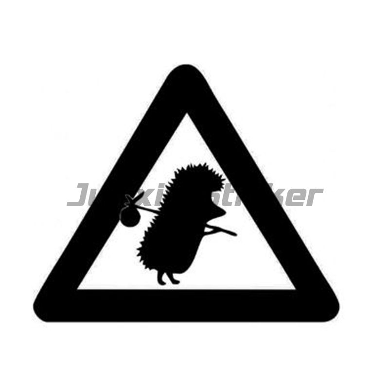 3D Hedgehog Engraçado Vinil Ad - Car Accessories Jdm avaliação e preço