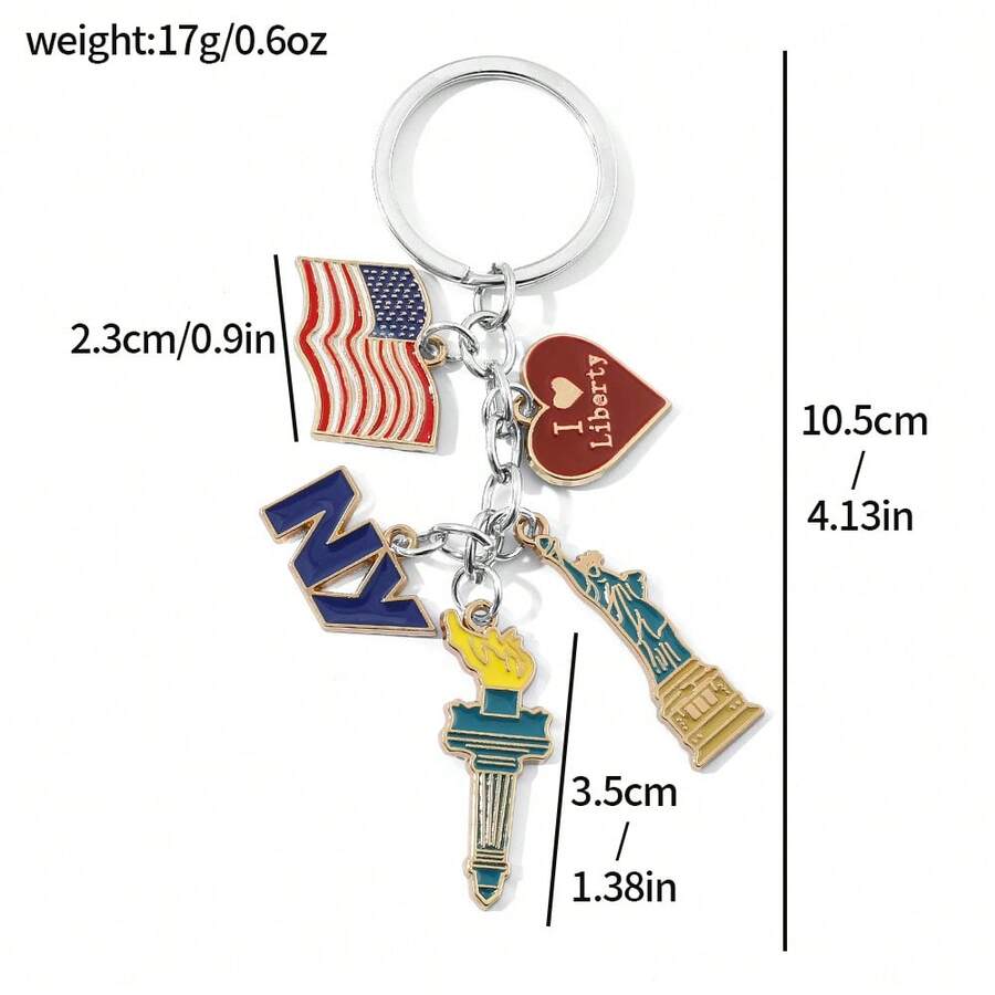 Chaveiro de metal com pingente - Car Accessories York avaliação e preço