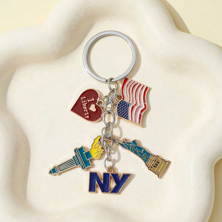 Chaveiro de metal com pingente - Car Accessories York avaliação e preço