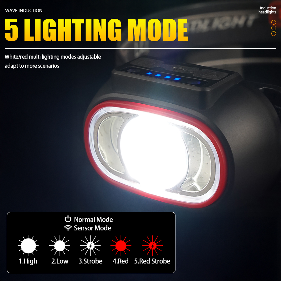 C2 poderoso 4 led sensor farol - Led Headlight Bulbs avaliação e preço