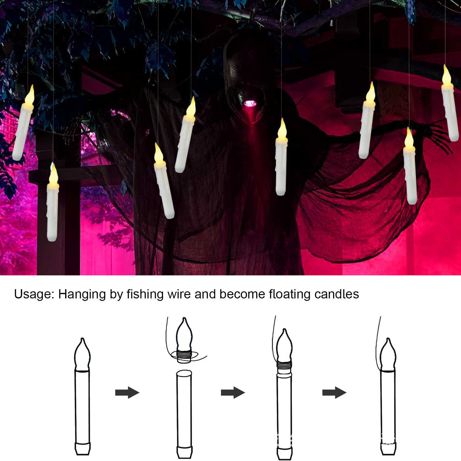 Velas Cônicas Sem Chama Cor Ma - Led Headlight Bulbs avaliação e preço