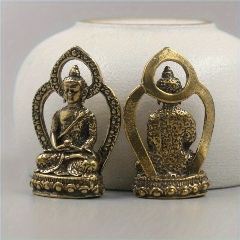 Estátua Mini de Buda em Cobre, - Car Accessories Bangi avaliação e preço