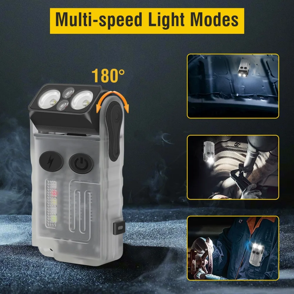 Boruit v20 buzzer edc led chav - Led Headlight Bulbs avaliação e preço