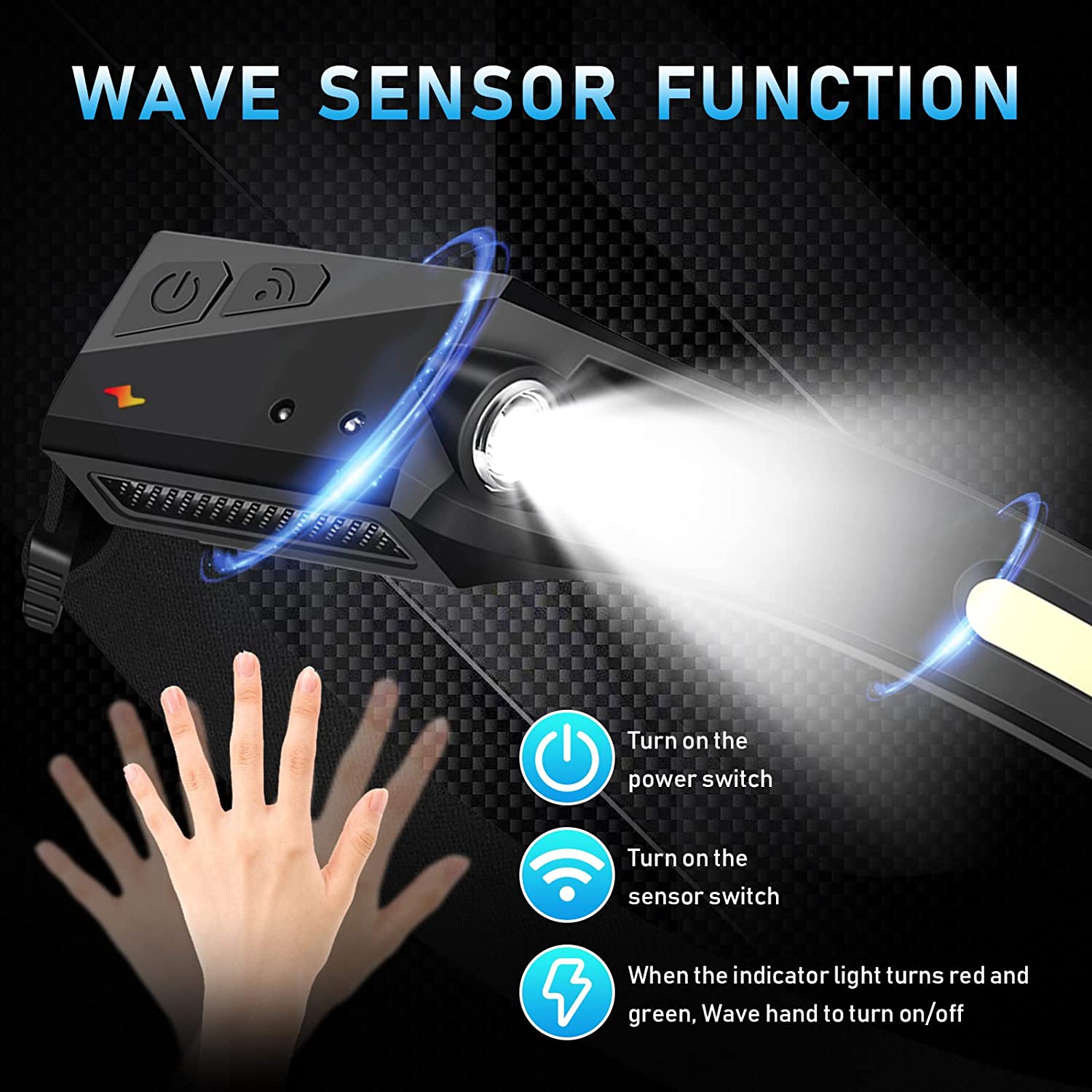 Sensor farol led cabeça lanter - Led Headlight Bulbs avaliação e preço