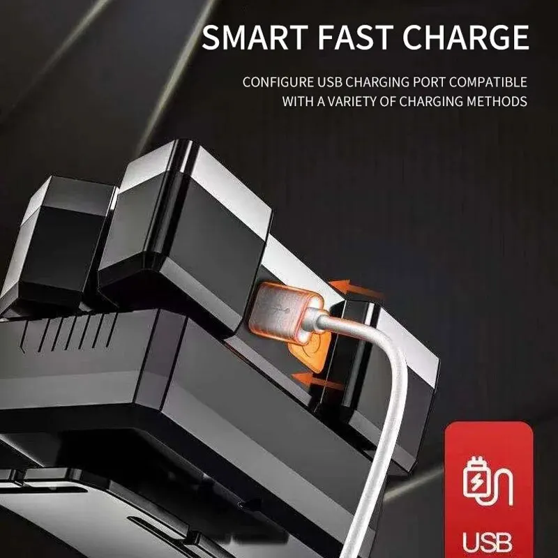Lanterna de 5 LED recarregável - Led Headlight Bulbs avaliação e preço
